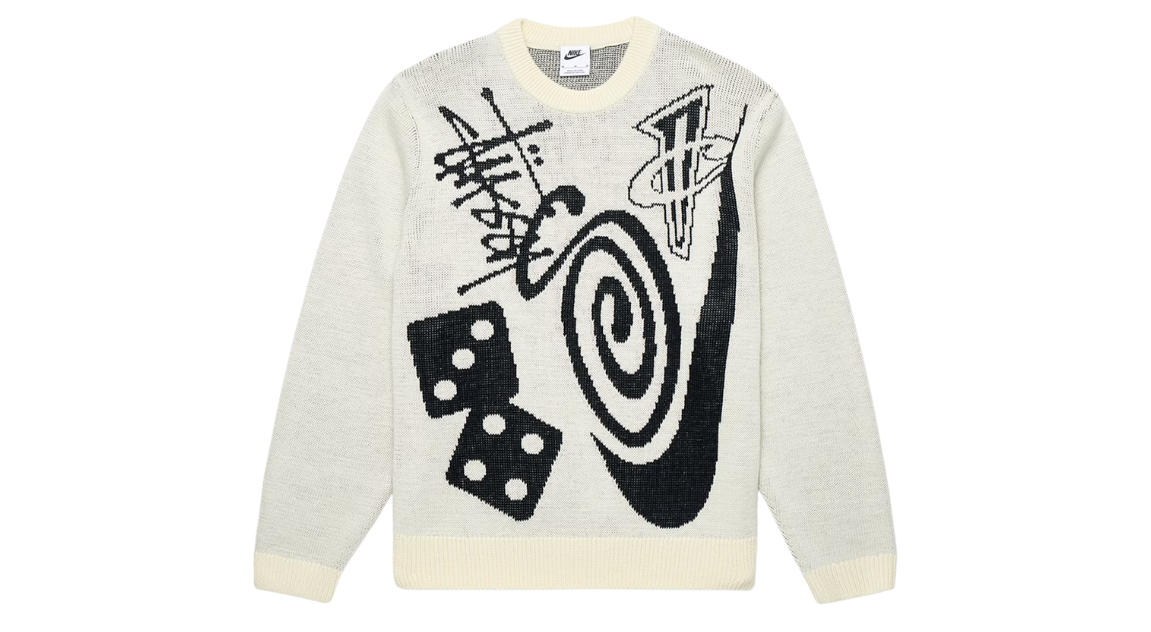 Nike x Stussy Knit Sweater Natural
