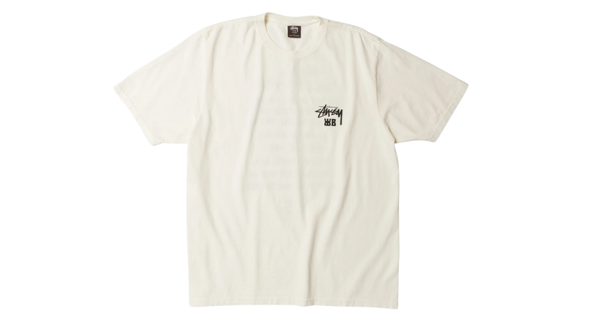 Stussy x Wales Bonner Ocean Song Tee Cream